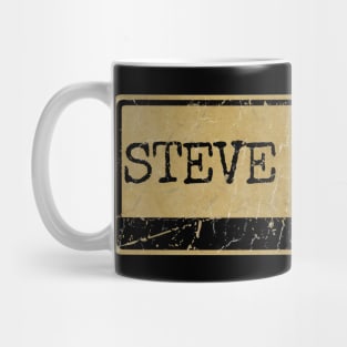 Aliska, text black retro - Steve Hackett Mug